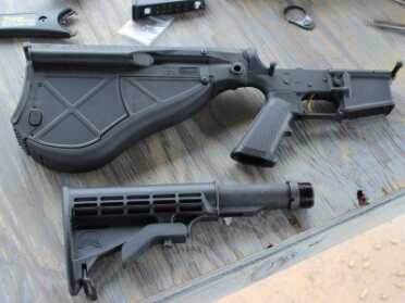 Mule Tac--Glock In A Stock Review All mounted up on the lower.