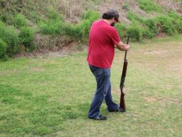 Shooting History-Winchester's Widow Maker?--Old Gun Review Step 1: Grab the barrel.