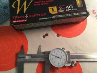 Ammo Test: Winchester Train and Defend .40 S&W Accuracy was excellent from all three test guns.