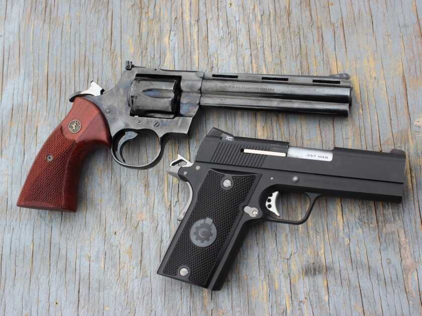 .357 Shoot-off--Coonan Vs. Python coon v python 1