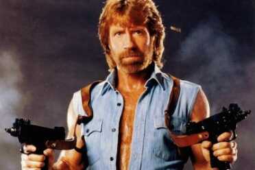 Chuck Norris on Church Shooting: ‘Faith is not an excuse to bypass self-defense’ Chuck Norris. Not sure about the trigger-finger discipline in this photo.