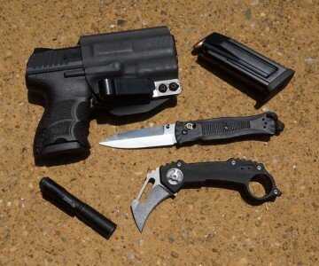 It is hard to balance out all of your gear when you are carrying a gun.
