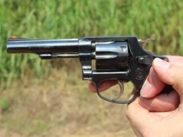 The Used Gun Market--Smith & Wesson Model 30 Nice deep black bluing and the color case hardening on the hammer and trigger.