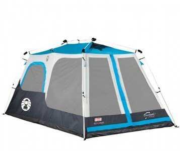Prepping 101: Large Portable Family Shelters If you can go smaller, this Coleman tent is highly rated and claims to have twice the thickness in the material. The Coleman tents have great ratings but they are smaller and bright colors, which I avoid.