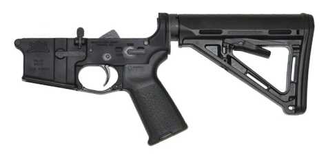 Build an AR-15: The Lowdown on Lowers Some lowers, like this PSA, come decked out with all of the controls, and a stock, and a grip.
