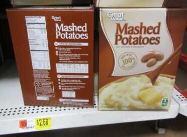 Prepping 101: Survival Food by the Numbers - It's About Calories Silly! Instant mashed potatoes keep forever with oxygen absorbers. This box has 2,720 calories, which works out to 1,014 calories per dollar.