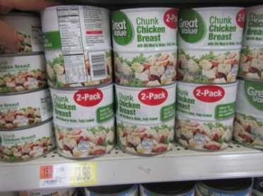 Prepping 101: Survival Food by the Numbers - It's About Calories Silly! If you want to talk about prime survival food, these cans of Chunk Chicken Breast are 2 for $398. Each can has 540 calories, which works out to 271 calories per dollar.
