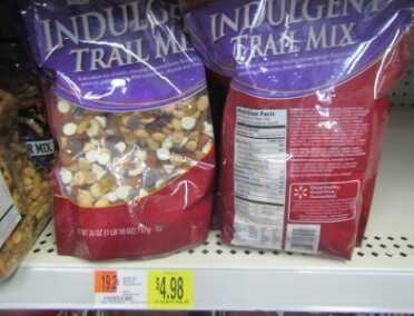 Prepping 101: Survival Food by the Numbers - It's About Calories Silly! These bags of Trail Mix are 3500 calories, which are similar to the 3600 calorie MayDay bars. At $4.98 per bag, that works out to 703 calories per dollar.