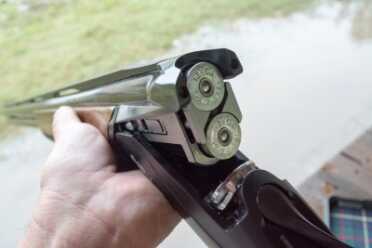 Benelli 828U--The Future of the Over-Under Shotgun Unfired shells are gently lifted out so you can remove or leave in place before closing the action again.