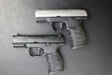 Walther’s American Pistols Two versions of the new CCP. This gun points naturally and shoot well, though some find the takedown to be tedious.