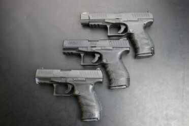 Walther’s American Pistols Their full sized pistols fit well in the hand. Their grip size remains consistent.
