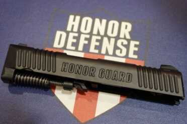 Best Factory Single Stack 9mm Ever? Honor Guard (NEW GUN) If I have one criticism at this early stage it would be the size of the branding.