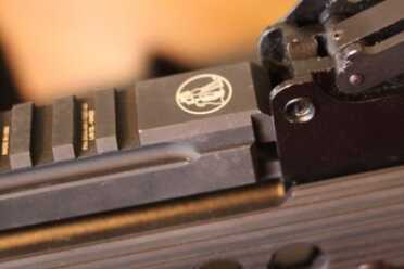 In the end, the rail becomes a solid platform on which to mount optics.