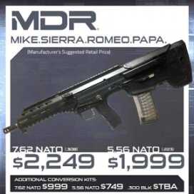 Desert Tech Update: Smart Phone HUD App and MDR Bullpup Scheduled for Q4 The MSRP on the MDR.