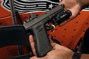 Sweet GLOCK Optics Slides - Adams Arms - SHOT Show 2016 A completely tricked out Enforcer.