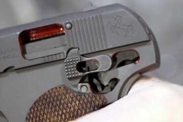 Classic Colt Cutaways and a new Python?--SHOT Show 2016 Grip safety disengaged.