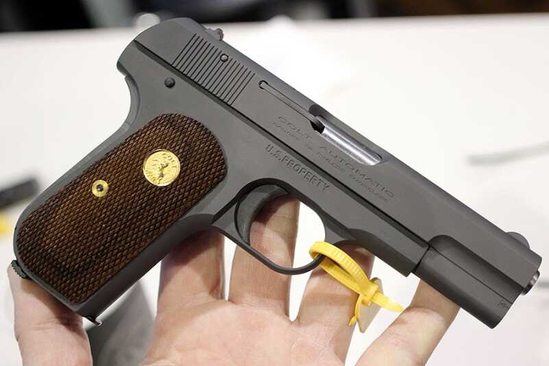 Classic Colt Cutaways and a new Python?--SHOT Show 2016 As pedestrian as the 1903 is, this is one very nice build.
