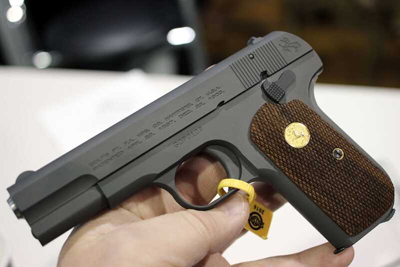Classic Colt Cutaways and a new Python?--SHOT Show 2016 The 1903 design will be updated to the 1908 at the end of this run. Could there be other classic browning designs in the works?