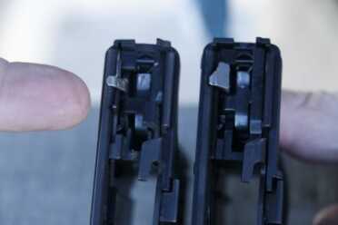 We Shoot the New Walther PPS M2--New Gun Review Notice the S indicating this is the lighter trigger on the classic.
