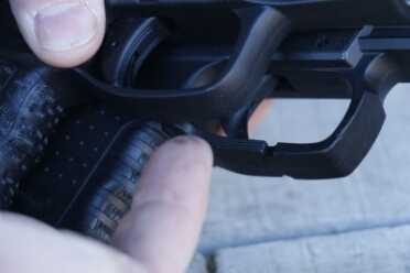We Shoot the New Walther PPS M2--New Gun Review 25.The trigger guard has been reshaped with smoother lines, it still retains its ability to shoot with gloves.