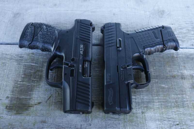 We Shoot the New Walther PPS M2--New Gun Review The overall size remains identical, but the new version of the PPS is easy to identify.
