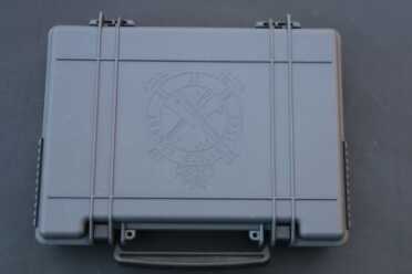 And the box is lockable. While it won't foil a determined thief, it is secure storage. 