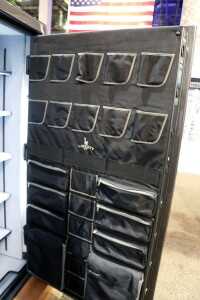 Liberty Safe: New Fatboy, Biometric Handgun Vaults -- SHOT Show 2016 The inside door panels.