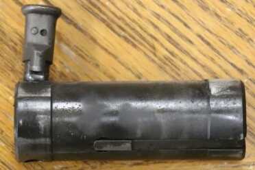 The Legacy of the MP40--Full Auto Review Top Bolt with cocking handle.