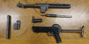 The Legacy of the MP40--Full Auto Review The review gun field stripped.