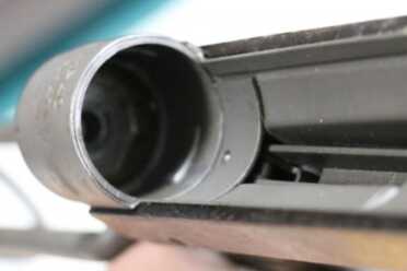 The Legacy of the MP40--Full Auto Review Rear of lower receiver.