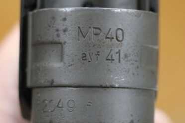 The Legacy of the MP40--Full Auto Review TMP40 – Model Ayf 41 – Manufacture Code Erma 2049 - Serial Number