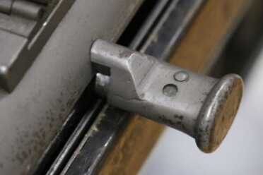 The Legacy of the MP40--Full Auto Review Cocking handle.