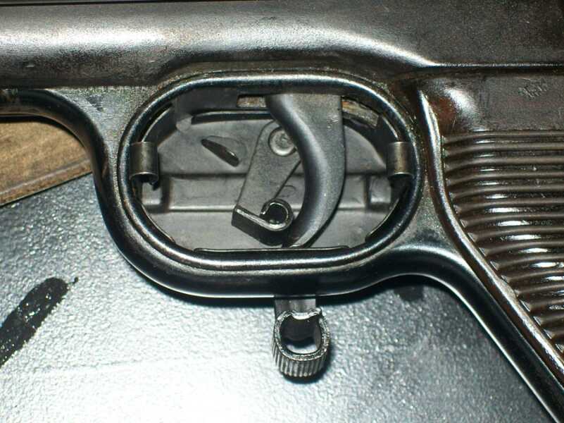 The Legacy of the MP40--Full Auto Review Winter Trigger Open Side attached to gun