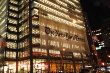 NY Times Op-Ed Calls for ‘Comprehensive Database of All Gun Owners’ The New York Times office building in New York. (Photo: Wikipedia)