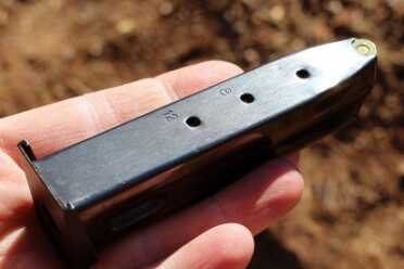 The Used Market: The Full Bodied .380 Taurus PT-58 Steel mags fed fine and dropped free.