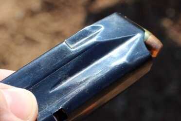 The Used Market: The Full Bodied .380 Taurus PT-58 The angle and materials make insertion easy.