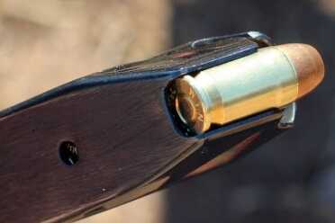 The Used Market: The Full Bodied .380 Taurus PT-58 Flat nosed rounds fed fine.