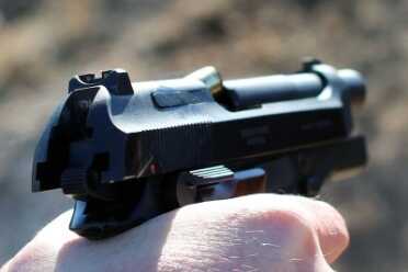 The Used Market: The Full Bodied .380 Taurus PT-58 Like the other open-slide Beretta designs, the PT-58 is supposed to keep this from happening.