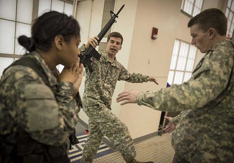 Professor Dials 911 Over ROTC Program: 'I grab my phone, crawl under my desk and call 911' rotc