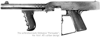 General Thompson and The Thompson Submachine Gun Early prototype of what was to become the Thompson. This version was called the Persuader.