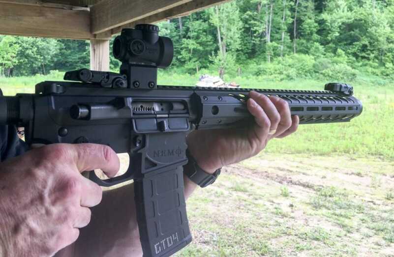 First Look: Gemtech’s New Integra Silenced AR Upper -- NRA 2016 As the suppressor is part of the 16-inch barrel, the Integra makes a handy rifle.