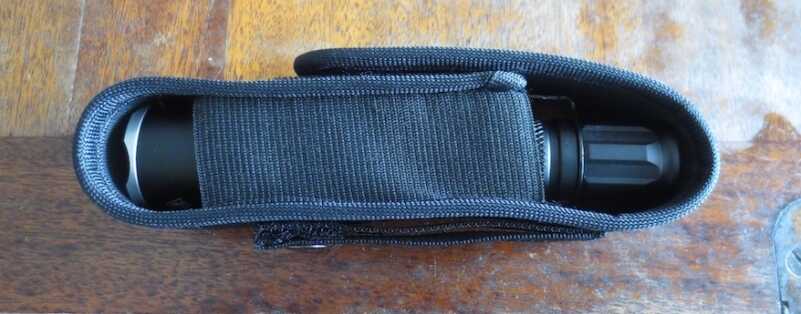 Factor LED Flashlights -- Review You can see how the XL fits into the sheath.