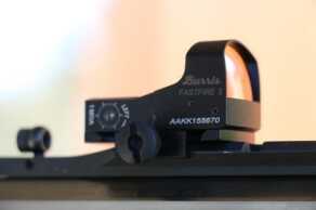 Taylor's & Co. .45-70 Ridge Runner Takedown Lever Gun The author equipped the Ridge Runner's optic rail with a Burrus FastFire red dot sight.