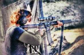 Journey Into Competitive Shooting: Ep. 5 -- 3 Gun Niki Hayes shoots her Hayes Custom Guns AR at the Xtreme Bullets Texas 3 Gun Championship, 2016.