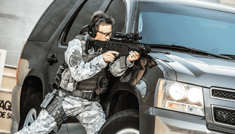 Red Dots vs. Magnified Scopes: Which Tactical Optic Is Right For You? With a variable power scope like this Burris XTR II 1-5X, you have the ability to engage targets both near and far.