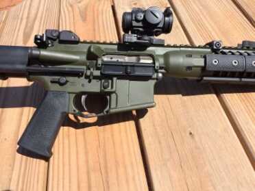 LWRC IC-PDW—5.56mm Close Quarters Combat System The IC-PDW has an ambidextrous bolt release lever located just behind the ejection port/dustcover area.