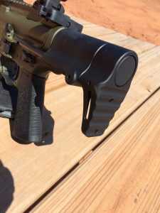 LWRC IC-PDW—5.56mm Close Quarters Combat System The ultra-compact buttstock design of the IC-PDW necessitated a redesign of the bolt carrier and buffer tube area.