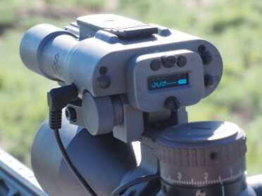 Rapid-Fire Rangefinder: Hands on with the new SilencerCo Radius The remote pressure switch plugs into the side of the Radius.