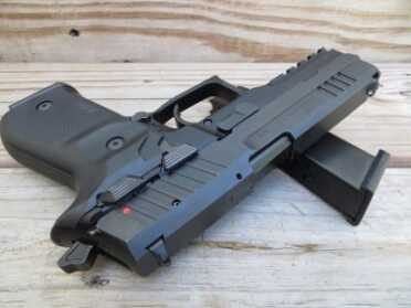 The Arex pistol is definitely handsome and eye-catching.