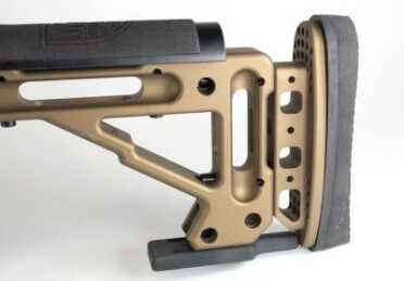 SMG Company Makes a Precision Rifle? MPA BA Lite PCR—Full Review Length of pull is adjustable with allen screws.